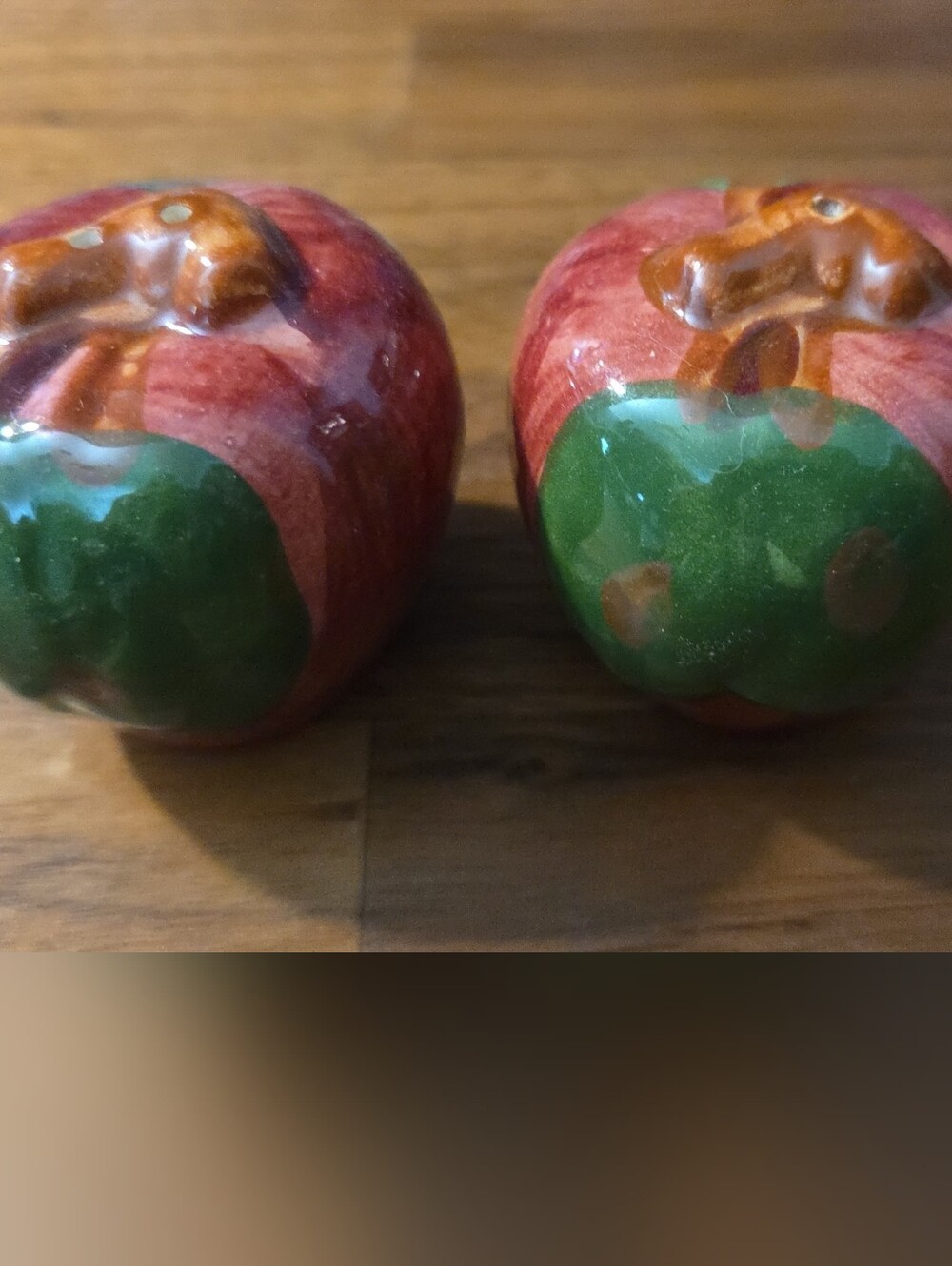 Franciscan Apple Salt And Pepper Shakers